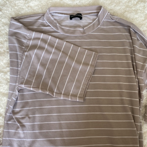 Striped Oversized T-Shirt Dress - Picture 5 of 6